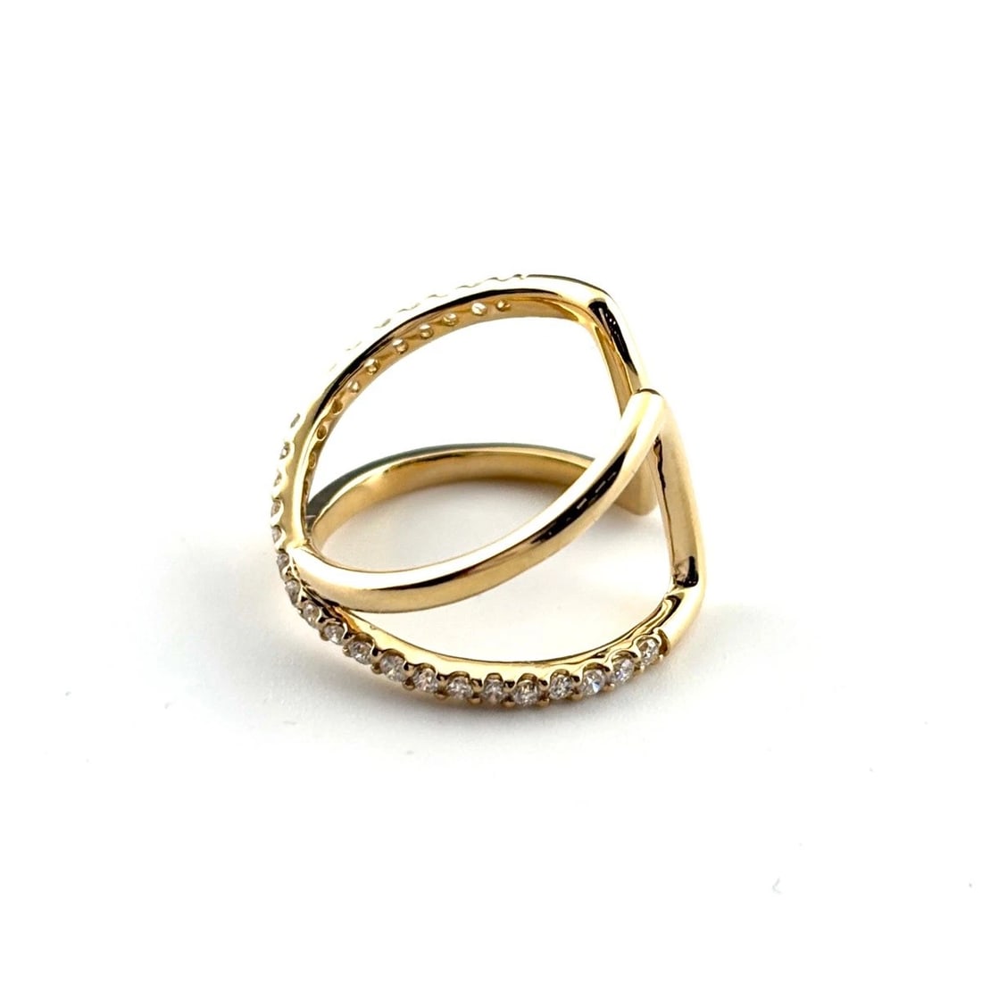 MELEE DIAMOND DESIGN YG YELLOWGOLD RING (1 of 2)