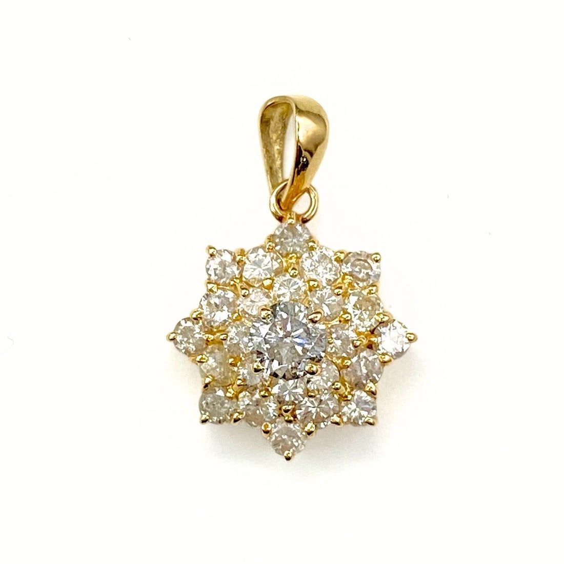 MELEE DIAMOND PENDANT HEAD YG YELLOWGOLD (1 of 2)