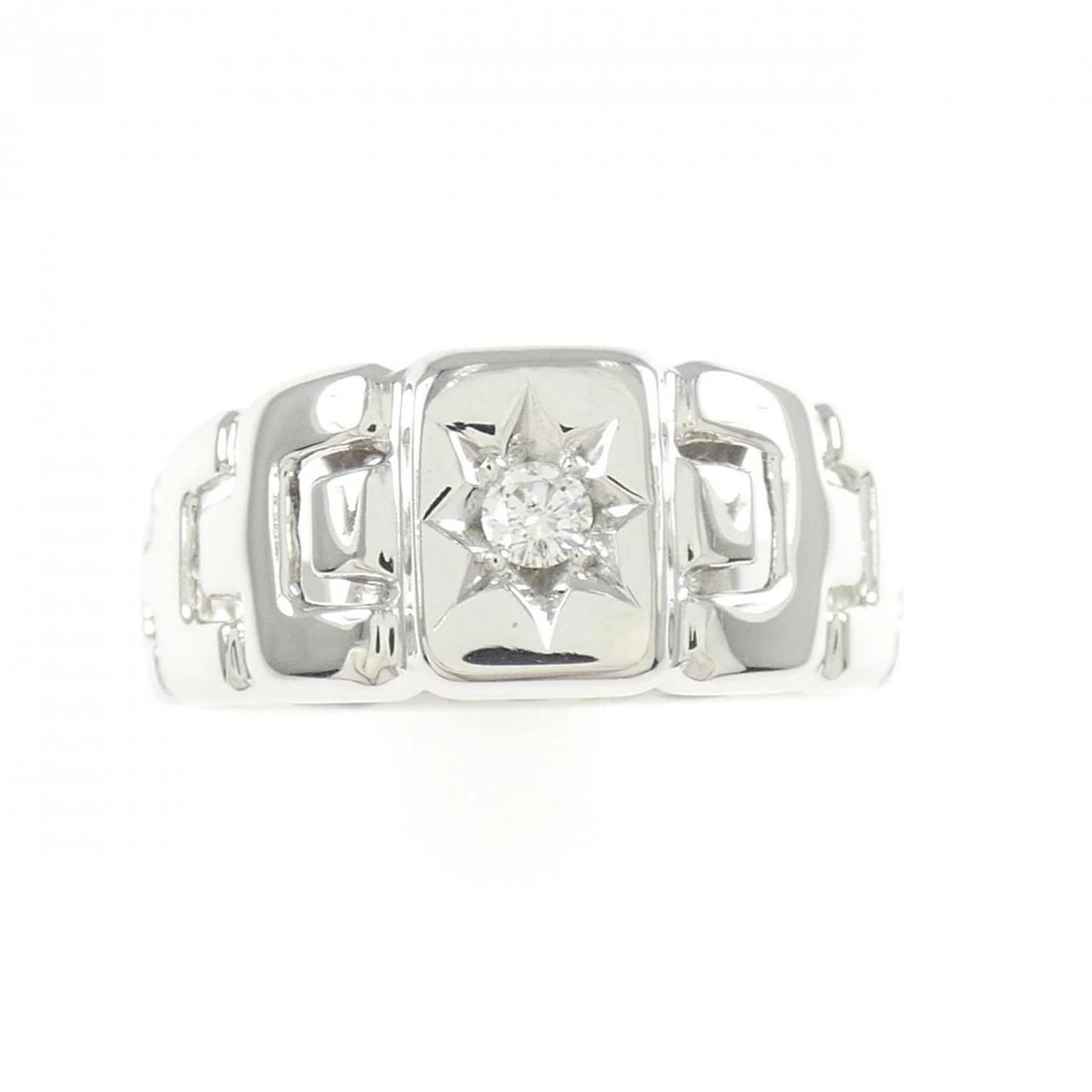 K14WG DIAMOND RING - 2