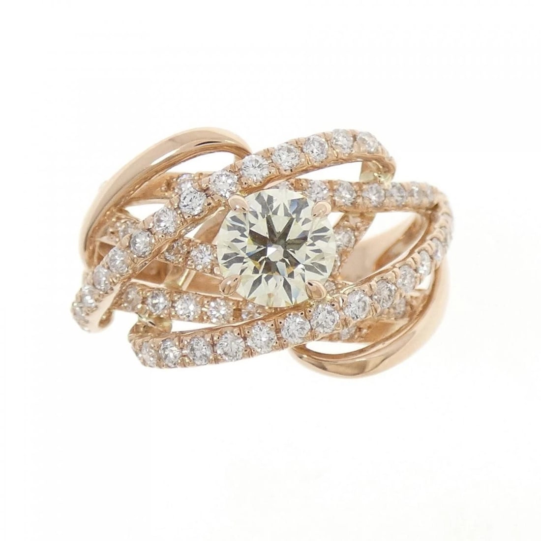 K18PG DIAMOND RING - 2