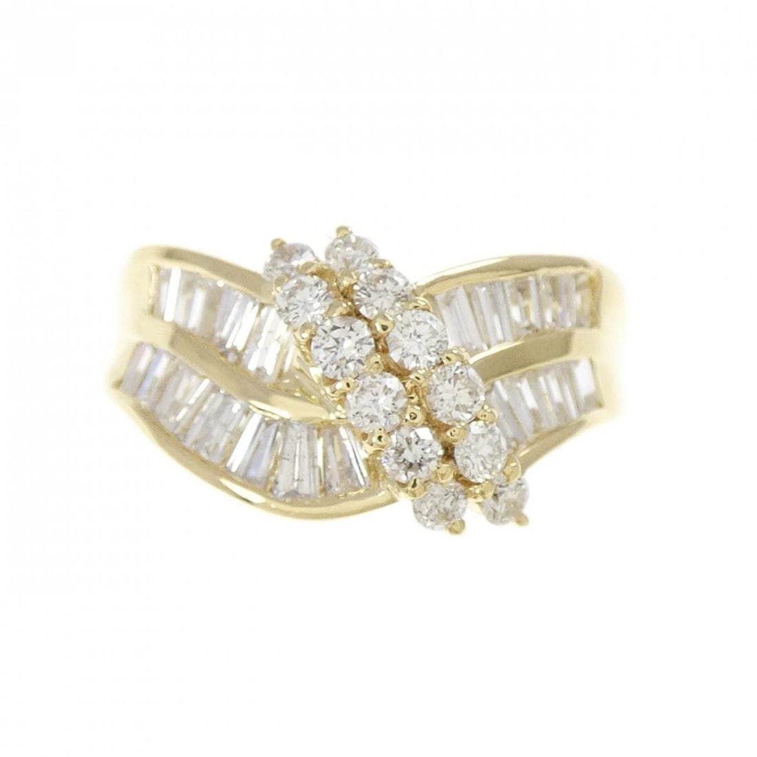 18KYG DIAMOND RING - 2