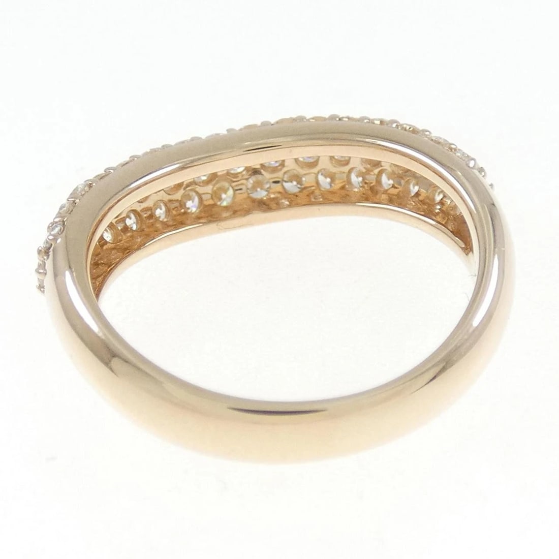 K18PG PAVE DIAMOND RING - 3