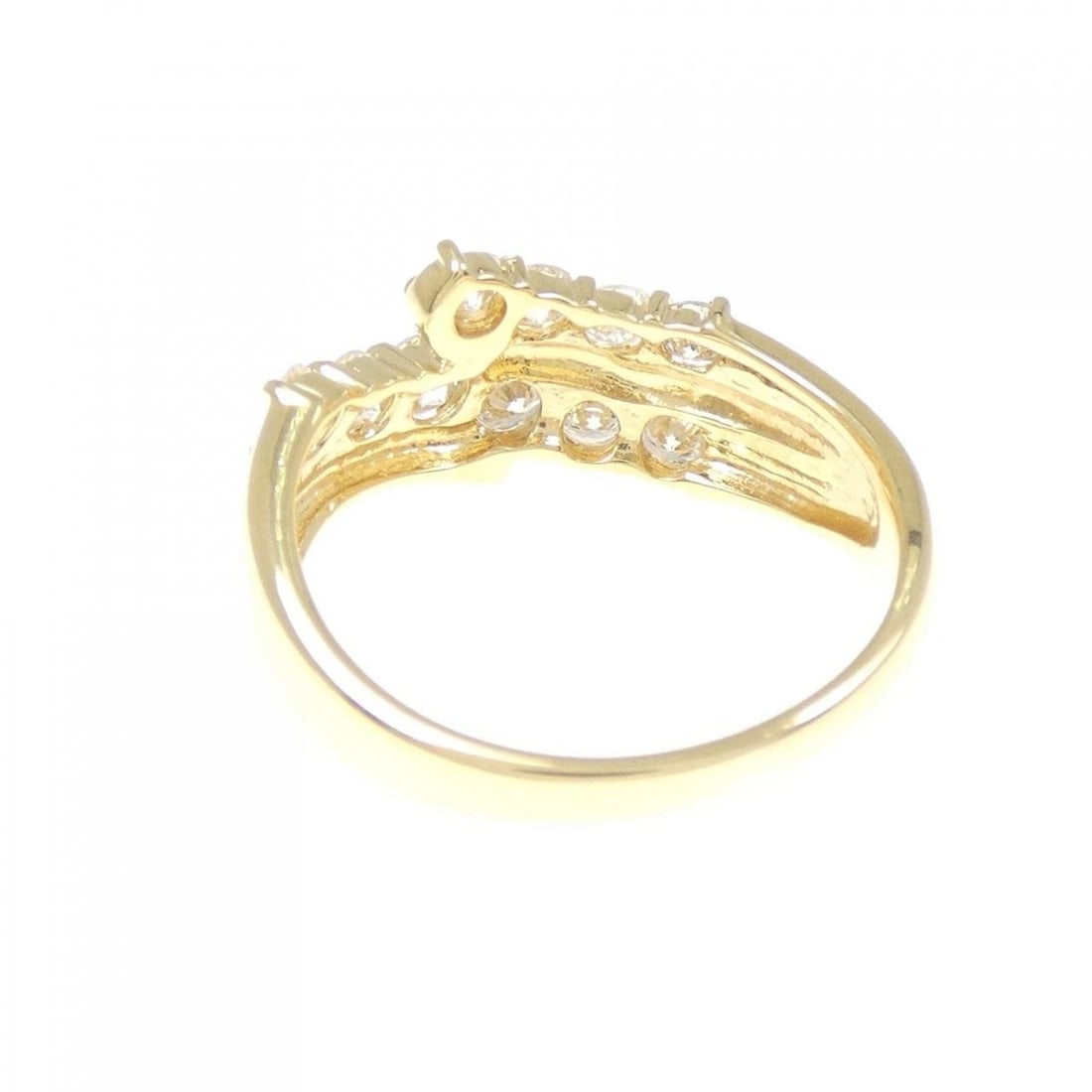 K18YG DIAMOND RING - 3