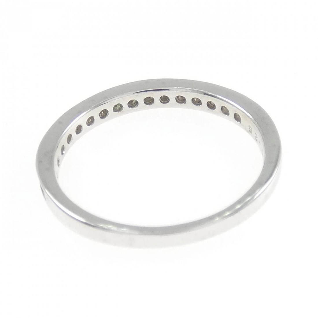 PT900 HALF ETERNITY DIAMOND RING - 3