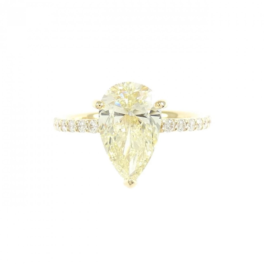 K18YG DIAMOND RING - 2