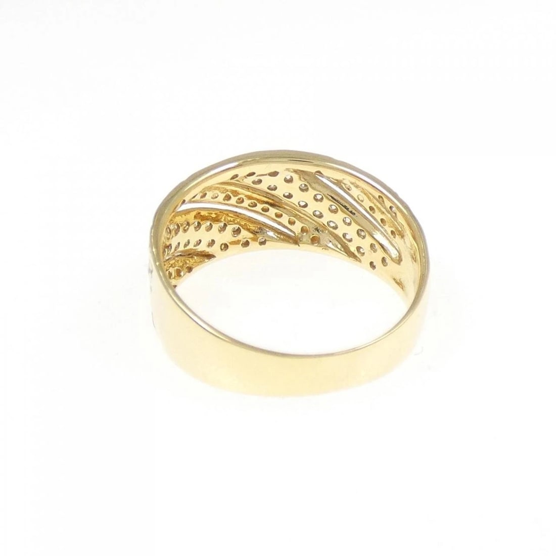 K18YG DIAMOND RING - 3