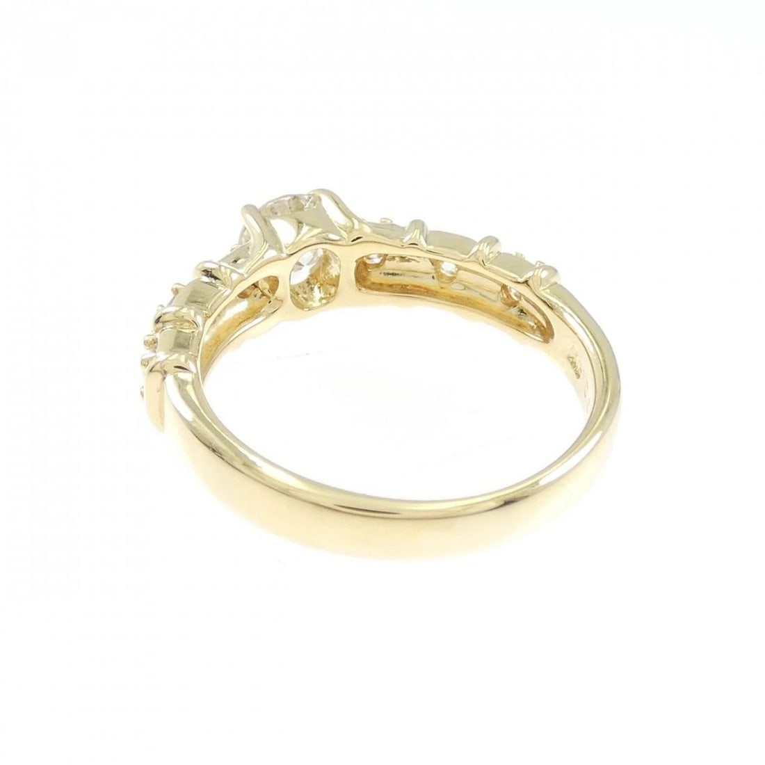 K18YG DIAMOND RING - 3