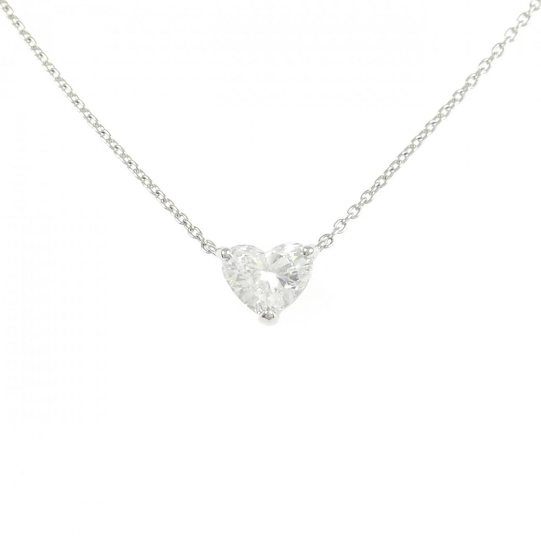 PT900 PT850 DIAMOND NECKLACE: PT900 PT850 Diamond Necklace Brand: Unbranded Type: Necklace Material: Platinum 900 Platinum 850, Main Stone/Creation Natural Color: platinum Size: 44cm ActualSizePendant top H x W: