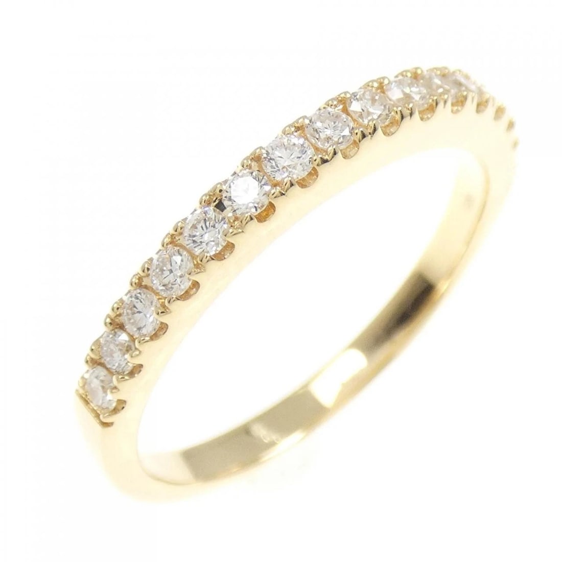 K18YG DIAMOND RING: K18YG Diamond Ring Brand: Unbranded Type: Ring Material: K18 Yellow Gold, Main Stone/Creation Natural Color: yellow gold Size: 7.5-8US Accessories: None Accessories Notice: When purchasing