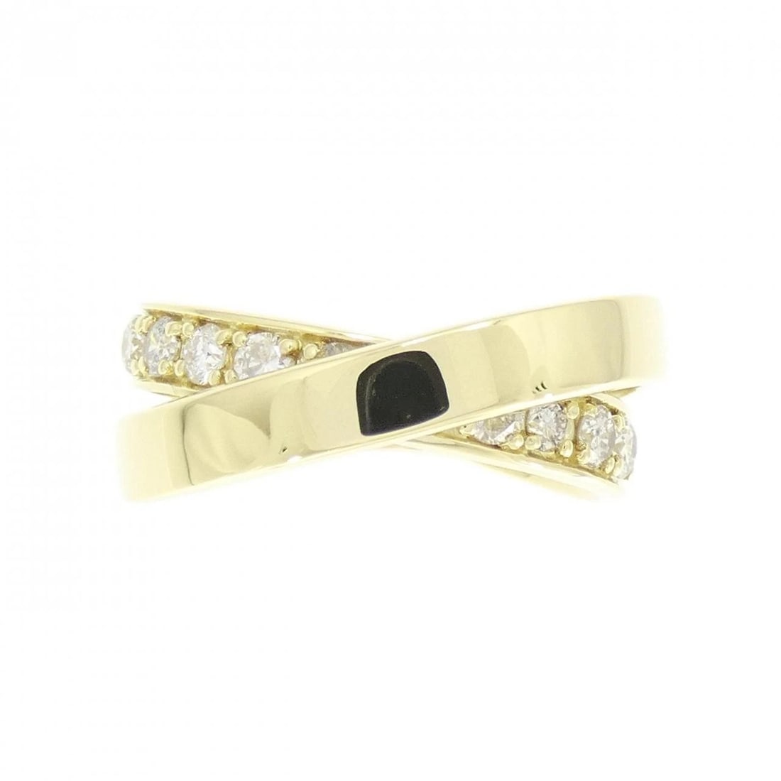 K18YG DIAMOND RING: K18YG Diamond Ring Brand: Unbranded Type: Ring Material: K18 Yellow Gold, Main Stone/Creation Natural Color: Yellow Gold Size: 7 (US size) Accessories: None Accessories Notice: When