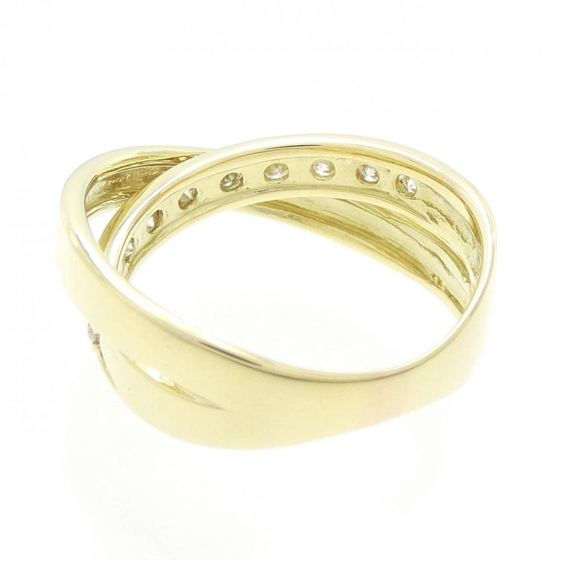 K18YG DIAMOND RING - 2