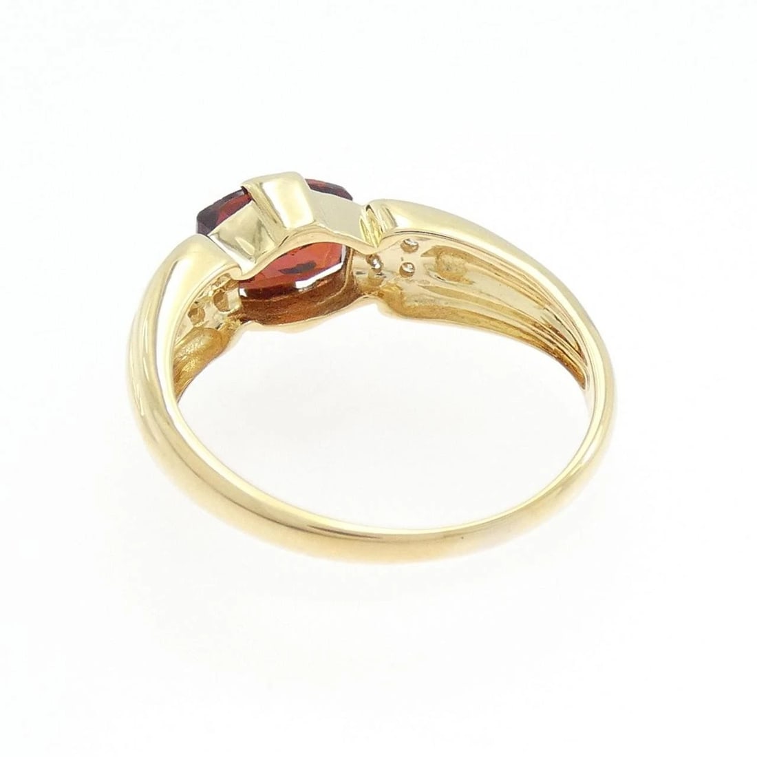 750YG GARNET RING - 3