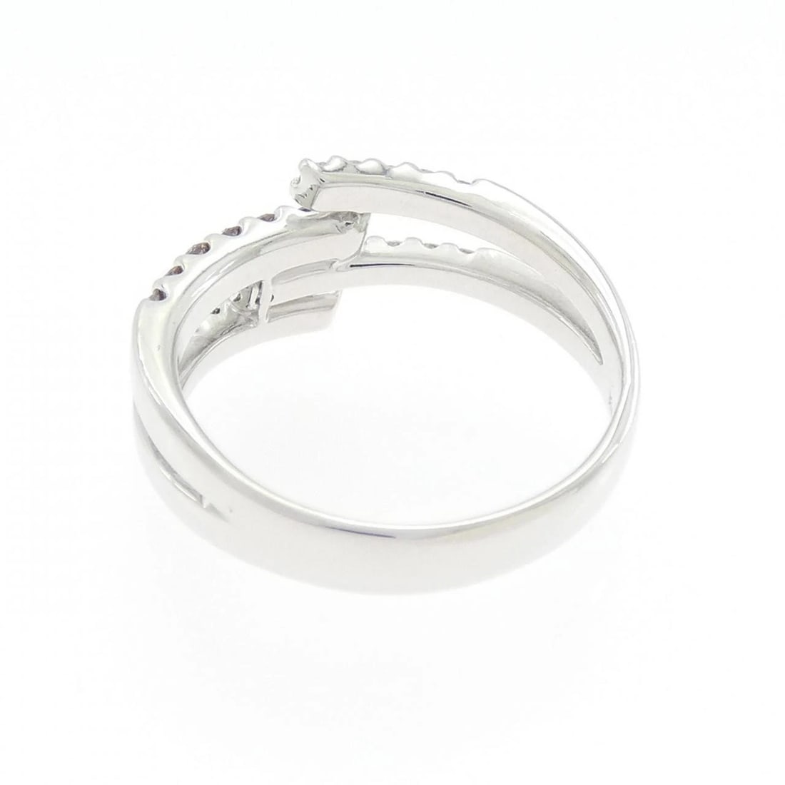 K18WG DIAMOND RING - 3