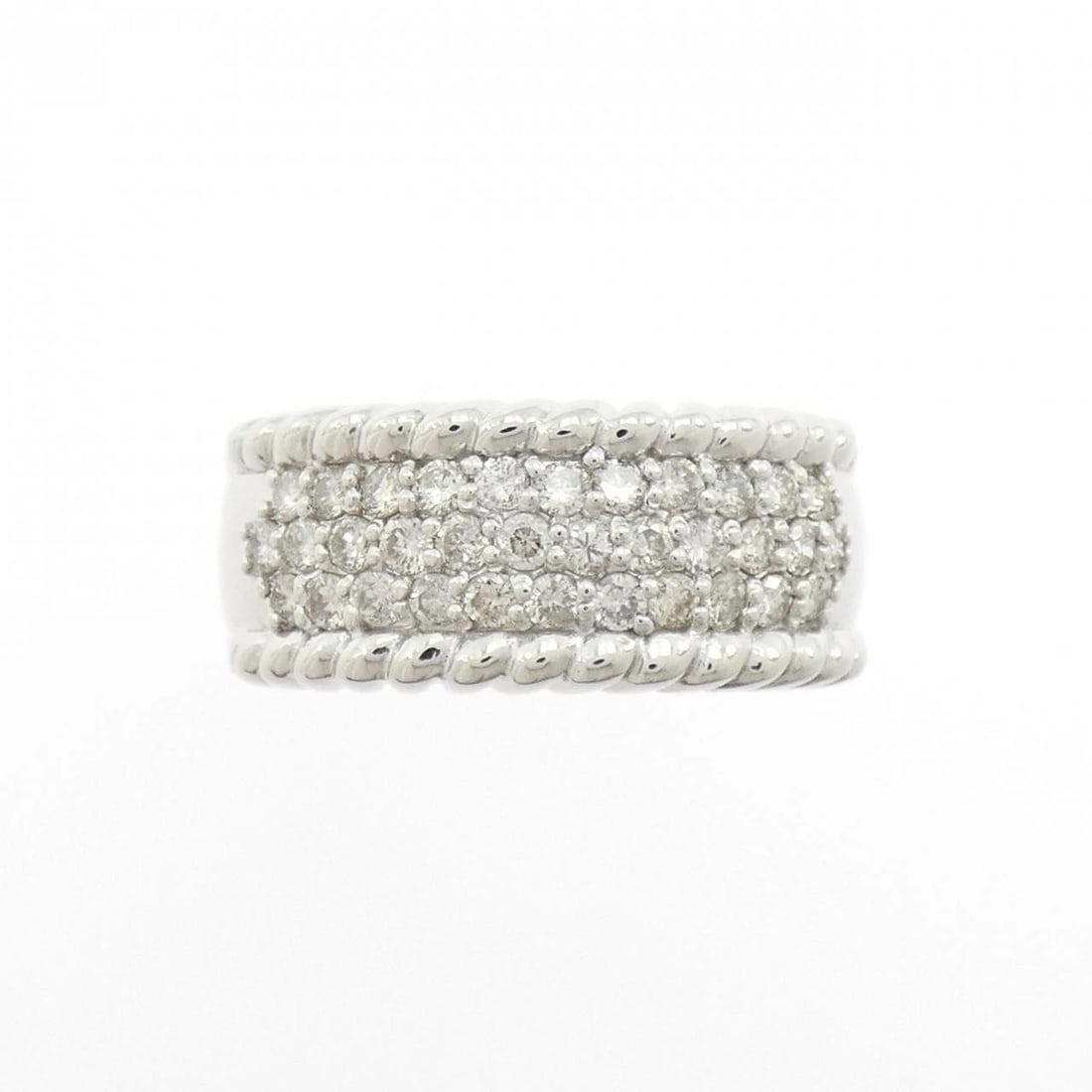 PT900 DIAMOND RING: PT900 Diamond Ring Brand: Unbranded Type: Ring Material: Platinum 900, Main Stone/Creation Natural Color: platinum Size: 6.5-7US Accessories: None Accessories Notice: When purchasing