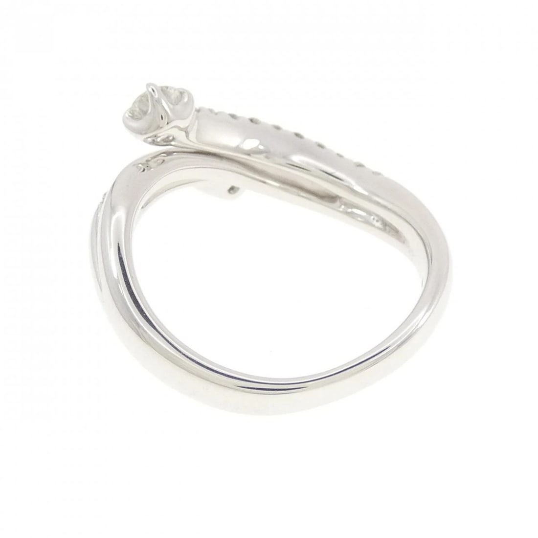 K18WG DIAMOND RING - 3