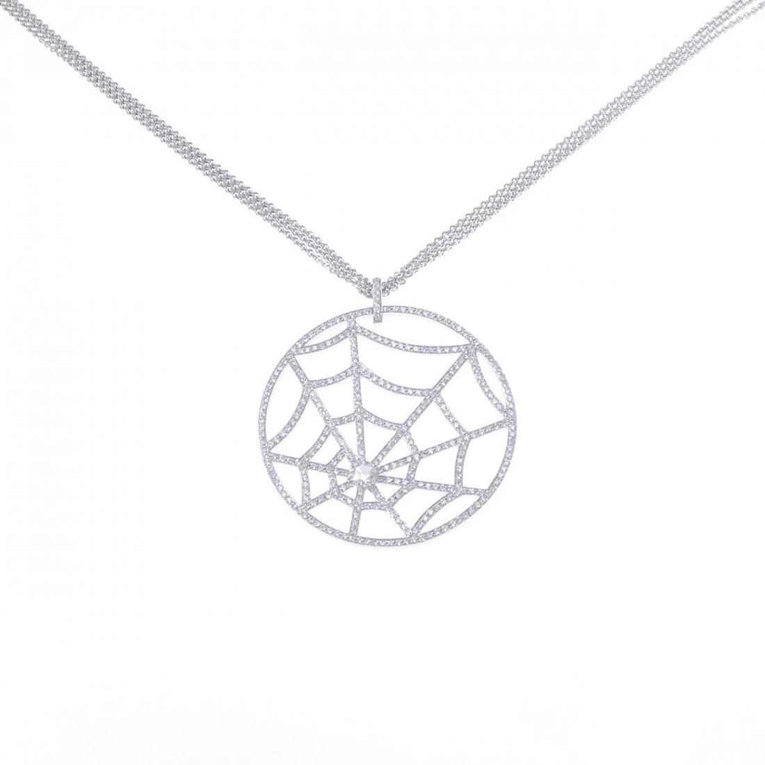 CHAUMET ATTRAPPE MOI NECKLACE: CHAUMET Attrappe moi Necklace Brand: CHAUMET Type: Necklace Material: 750 White Gold, Main Stone/Creation Natural Color: White Gold Size: 48-52cm,Actual Size Pendant length approx. x width