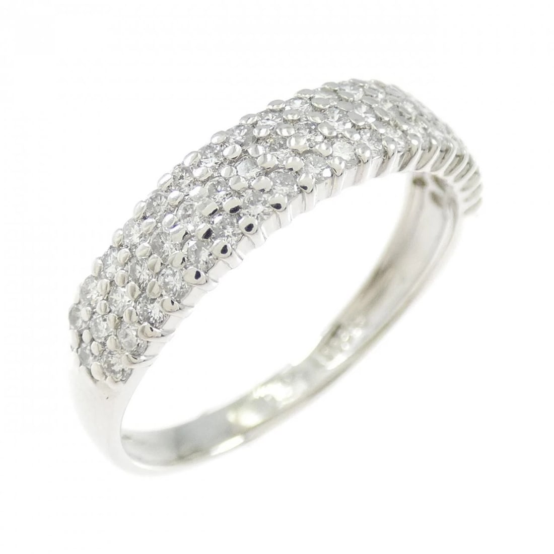 PT900 DIAMOND RING: PT900 Diamond Ring Brand: Unbranded Type: Ring Material: Platinum 900, Main Stone/Creation Natural Color: platinum Size: 6-6.5US Accessories: None Accessories Notice: When purchasing pre-o