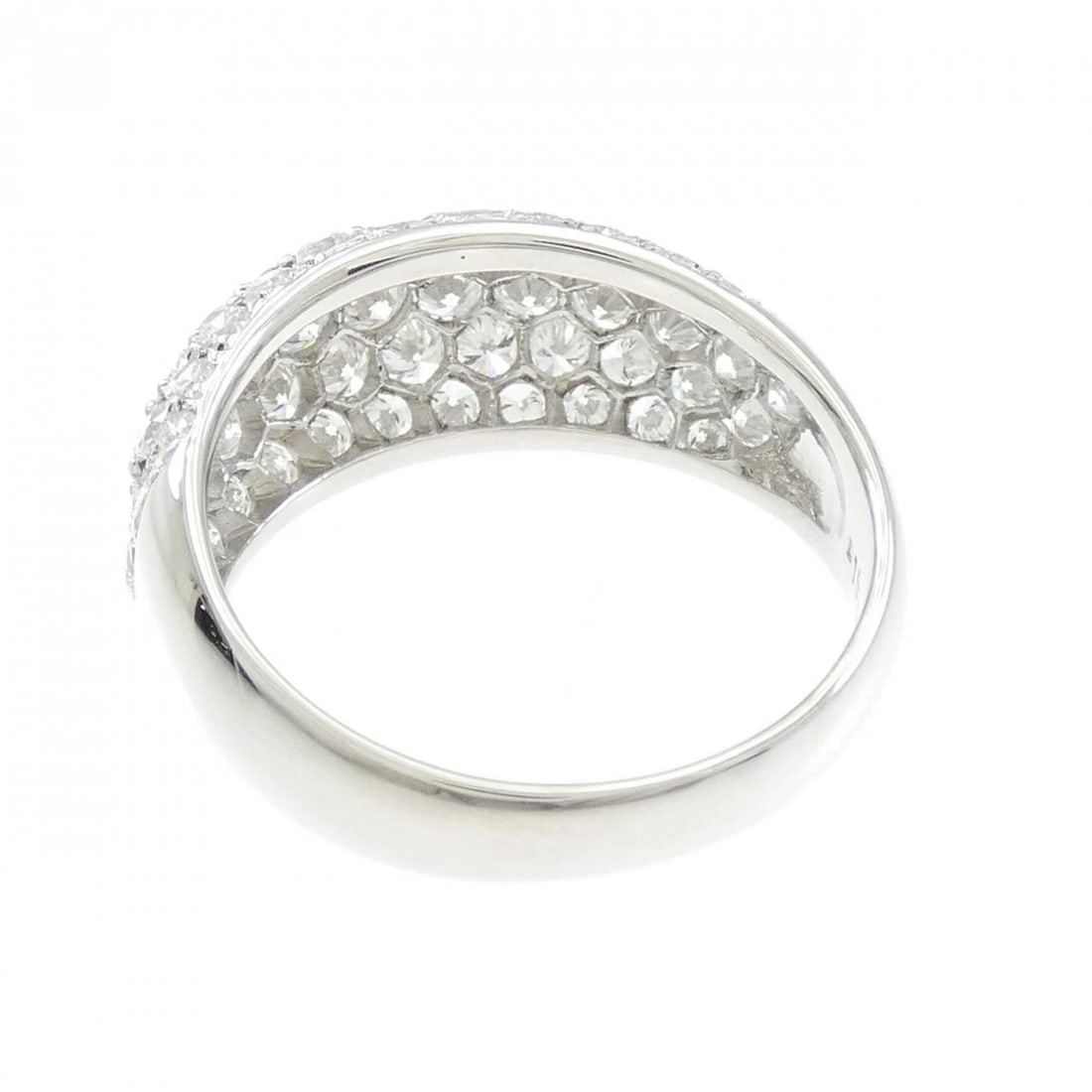 PT900 PAVE DIAMOND RING - 3