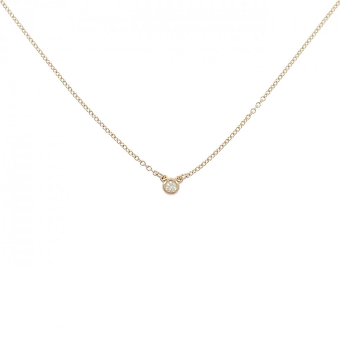 TIFFANY & CO. BY THE YARD NECKLACE: TIFFANY & Co. By the Yard Necklace Brand: TIFFANY&Co. Type: Necklace Material: 750 Pink Gold, Main Stone/Creation Natural Color: Pink Gold Size: 41cm,Actual Size Diameteraround: 3.6mm Chain