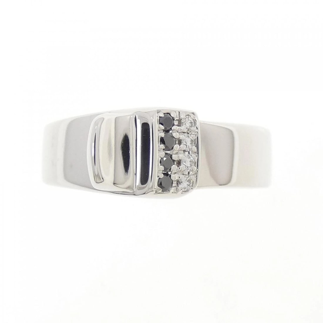 K18WG DIAMOND RING - 2