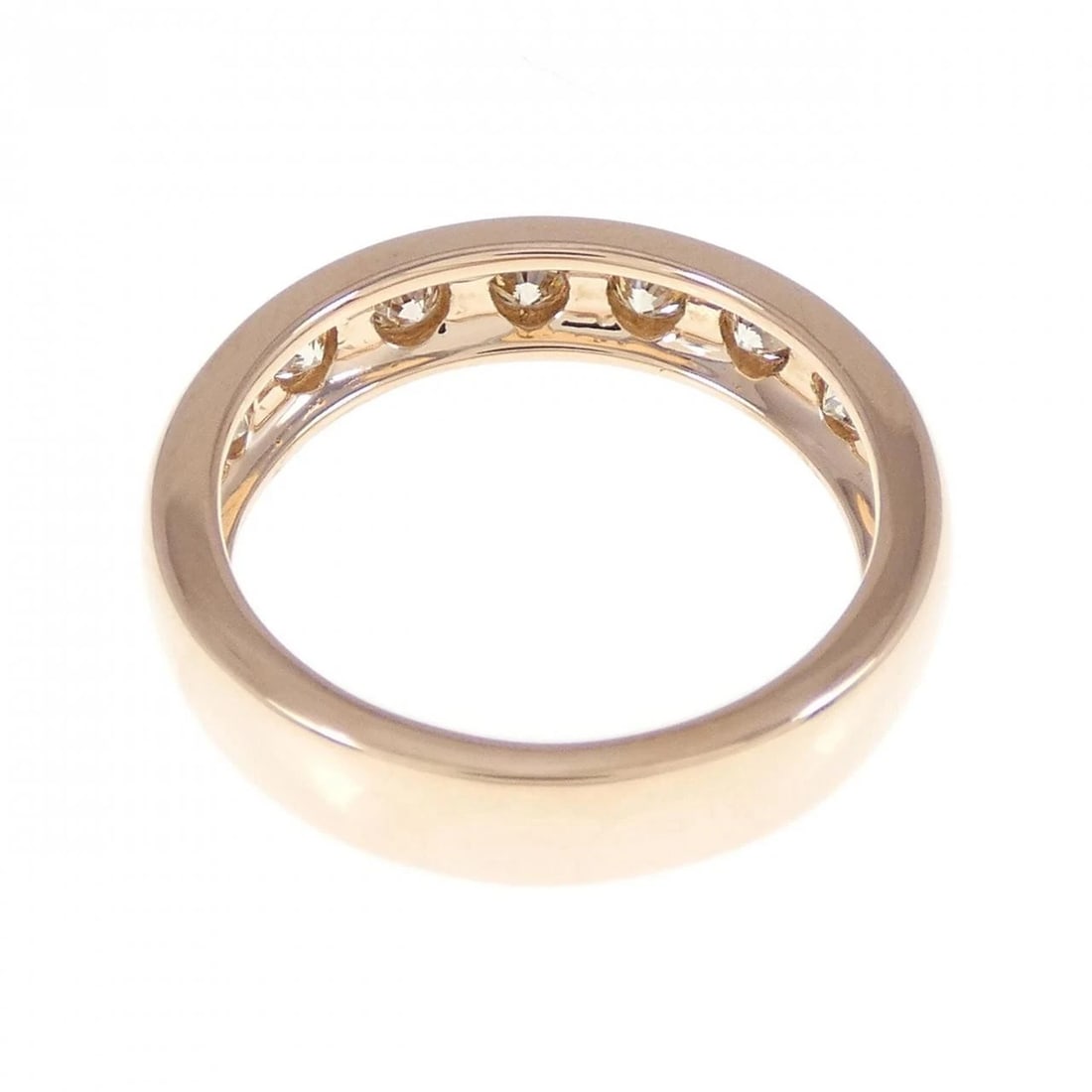 K18PG DIAMOND RING: K18PG Diamond Ring Brand: Unbranded Type: Ring Material: K18 Pink Gold, Main Stone/Creation Natural Color: Pink Gold Size: 5 (US size) Accessories: None Accessories Notice: When purchasing