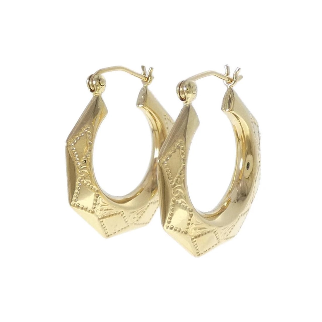 K18YG PIERCE: K18YG Pierce Brand: Unbranded Type: Pierce/Earring Material: 18K yellow gold, Main Stone/Creation Natural Color: yellow gold Size: Approx. height x width: 20.7mm x 4.1mm Accessories: None