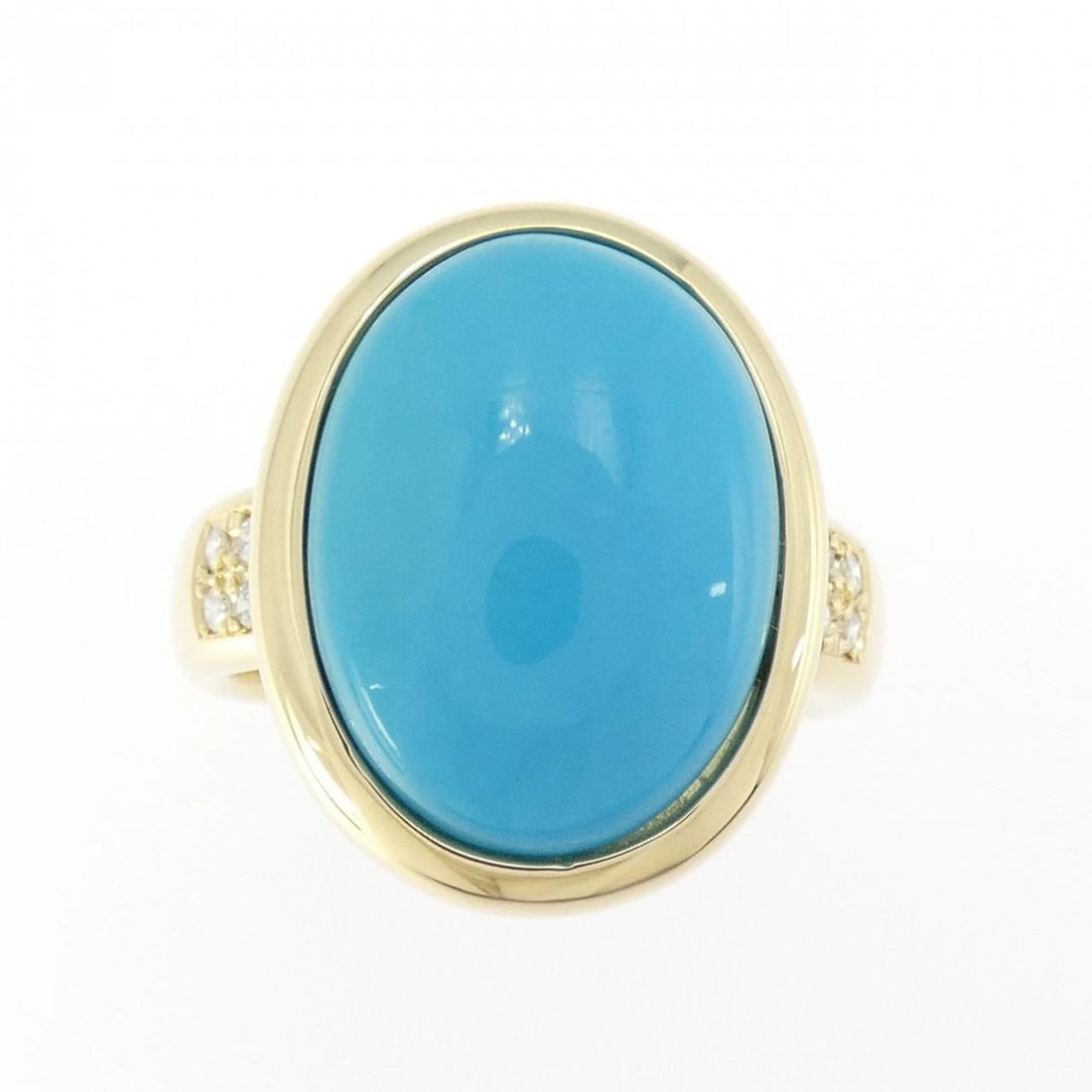 K18YG TURQUOISE RING - 2