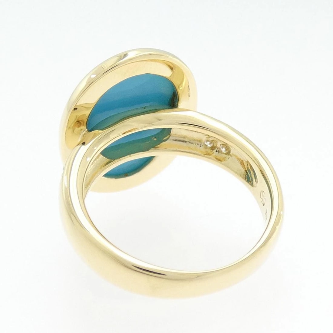 K18YG TURQUOISE RING - 3