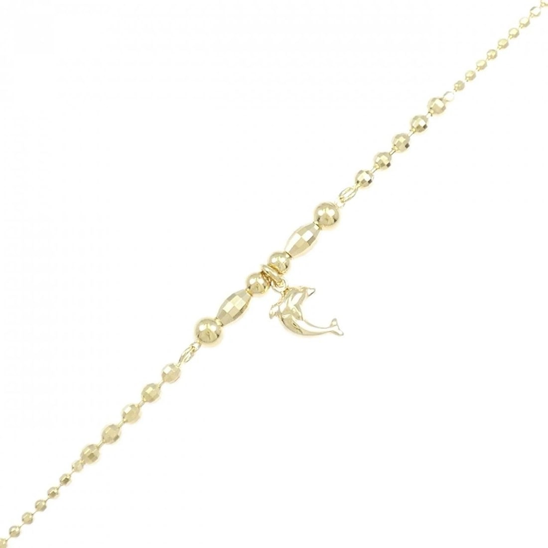 K18YG DOLPHIN BRACELET: K18YG Dolphin Bracelet Brand: Unbranded Type: Bracelet Material: K18 Yellow Gold, Color: Yellow Gold Size: 17.5cmActualSize Max W: 11.7mm Accessories: None Accessories Notice: When purchasing