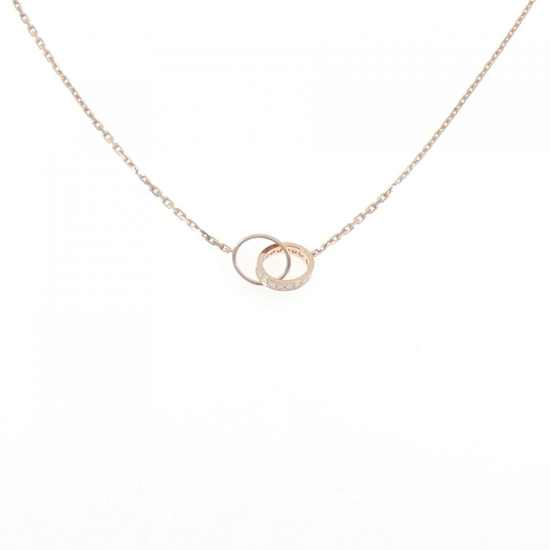 CARTIER BABY LOVE NECKLACE: Cartier Baby Love Necklace Brand: Cartier Type: Necklace Material: 750 Pink Gold, Main Stone/Creation Natural Color: Pink Gold Size: 44cm,ActualSize Max W: 9.7mm Chain Max. W: 1.5mm 