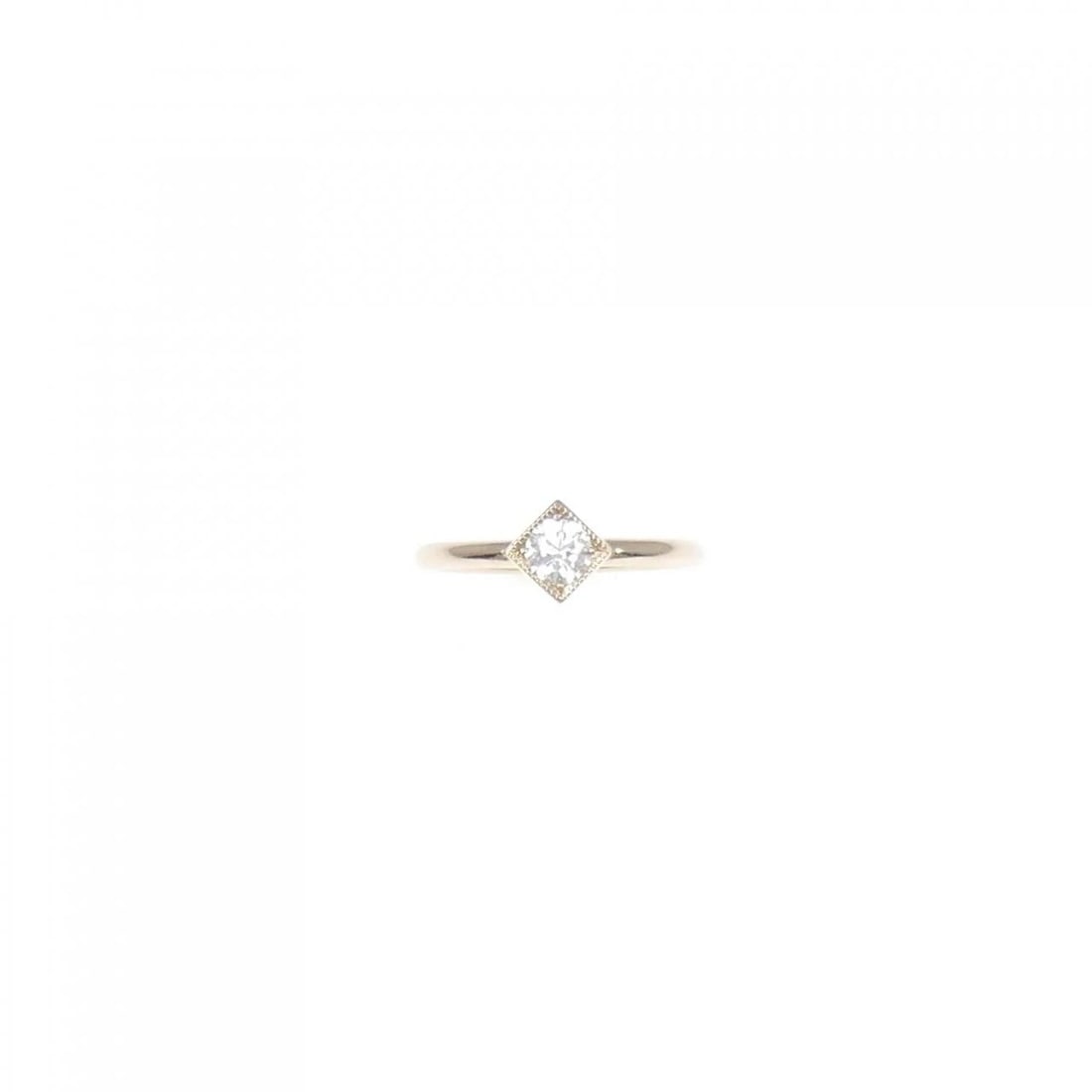 K18YG DIAMOND RING - 2