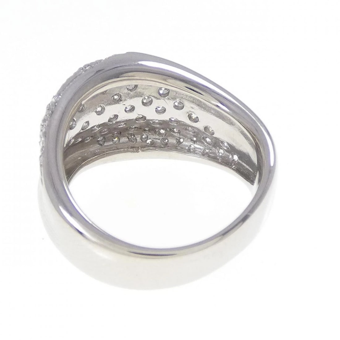 PT900 PAVE DIAMOND RING - 3