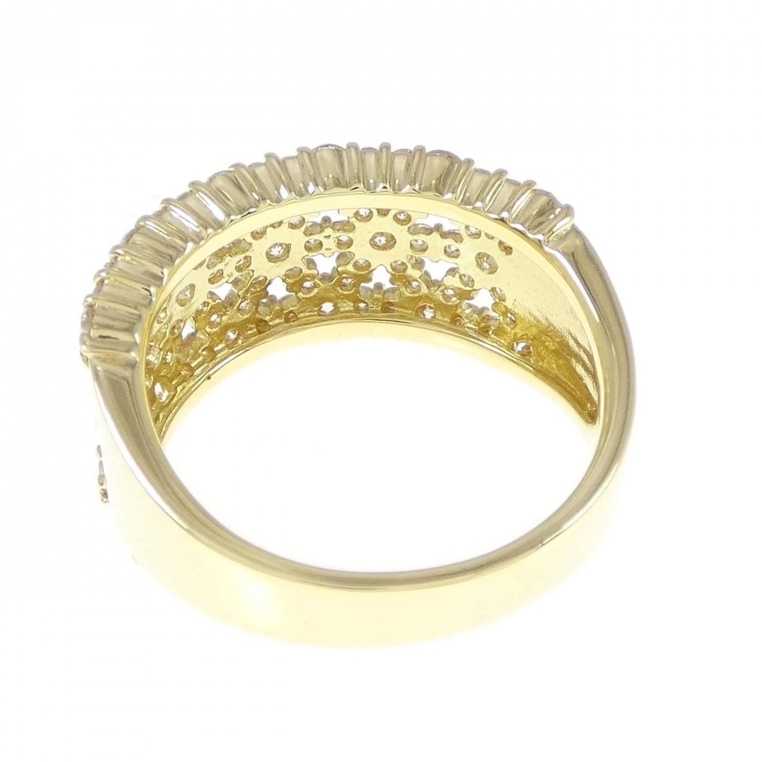 K18YG DIAMOND RING - 3