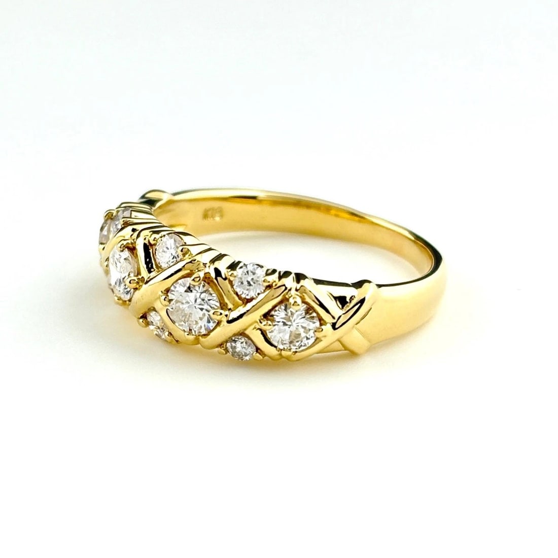 MELEE DIAMOND DESIGN RING YG YELLOWGOLD (1 of 2)