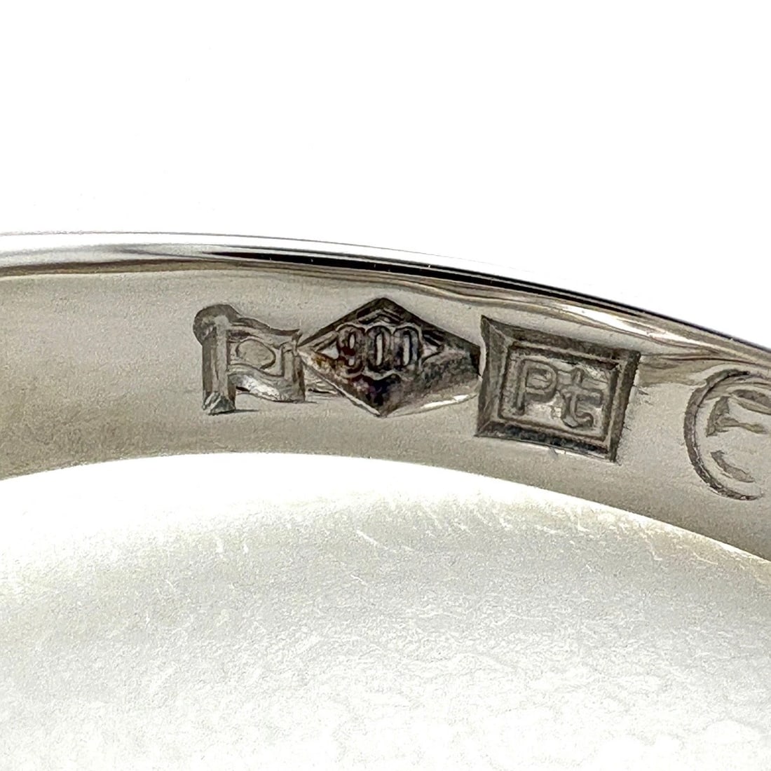 MELEE DIAMOND DESIGN RING PLATINUM - 2