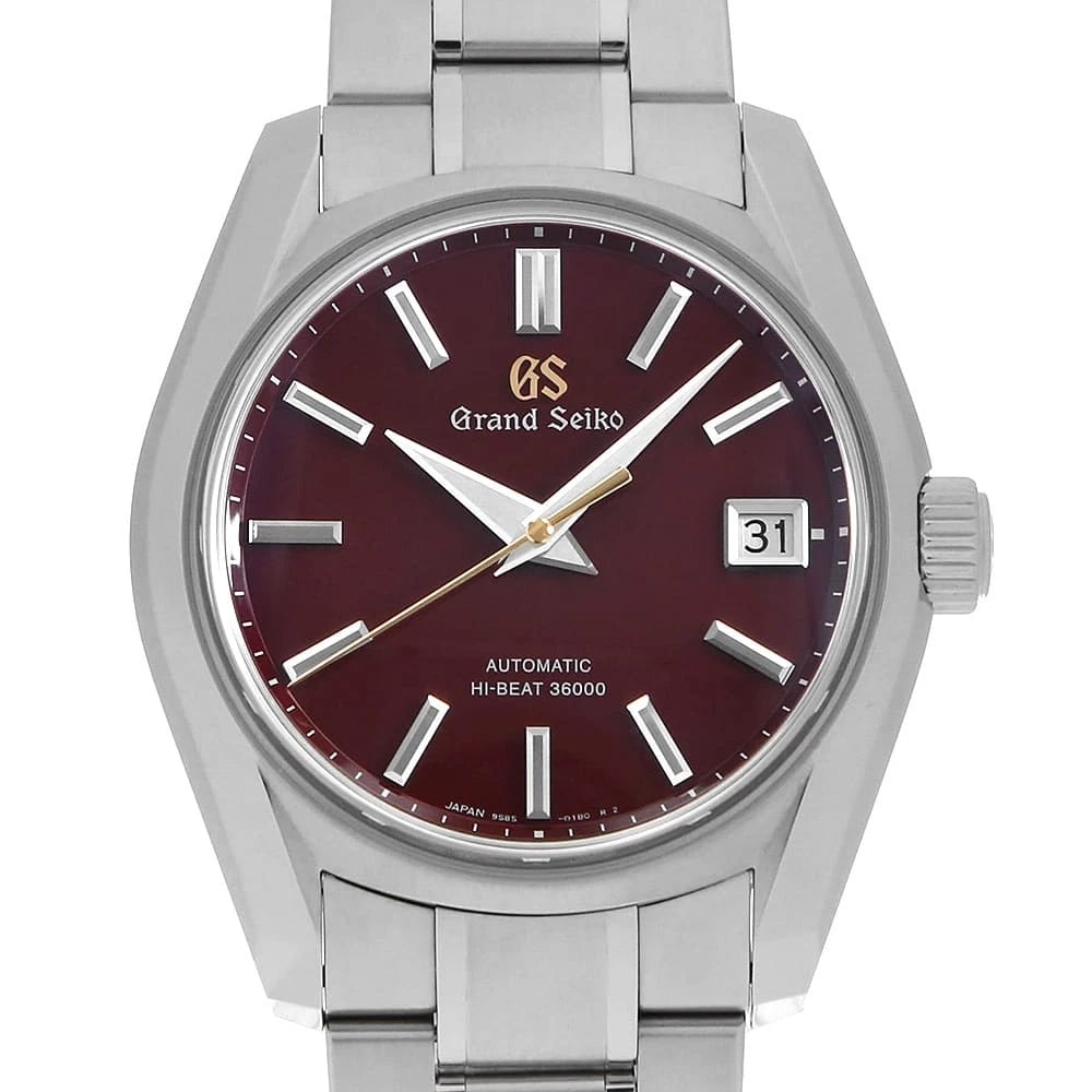 GRAND SEIKO HERITAGE COLLECTION MECHANICAL WRIST WATCH: Grand Seiko Heritage Collection Mechanical Wrist Watch Brand: Grand Seiko Type: Wrist watch Material: Band Material Stainless Steel, Case Material Stainless Steel Color: Red Size: Case:W40mm Circu