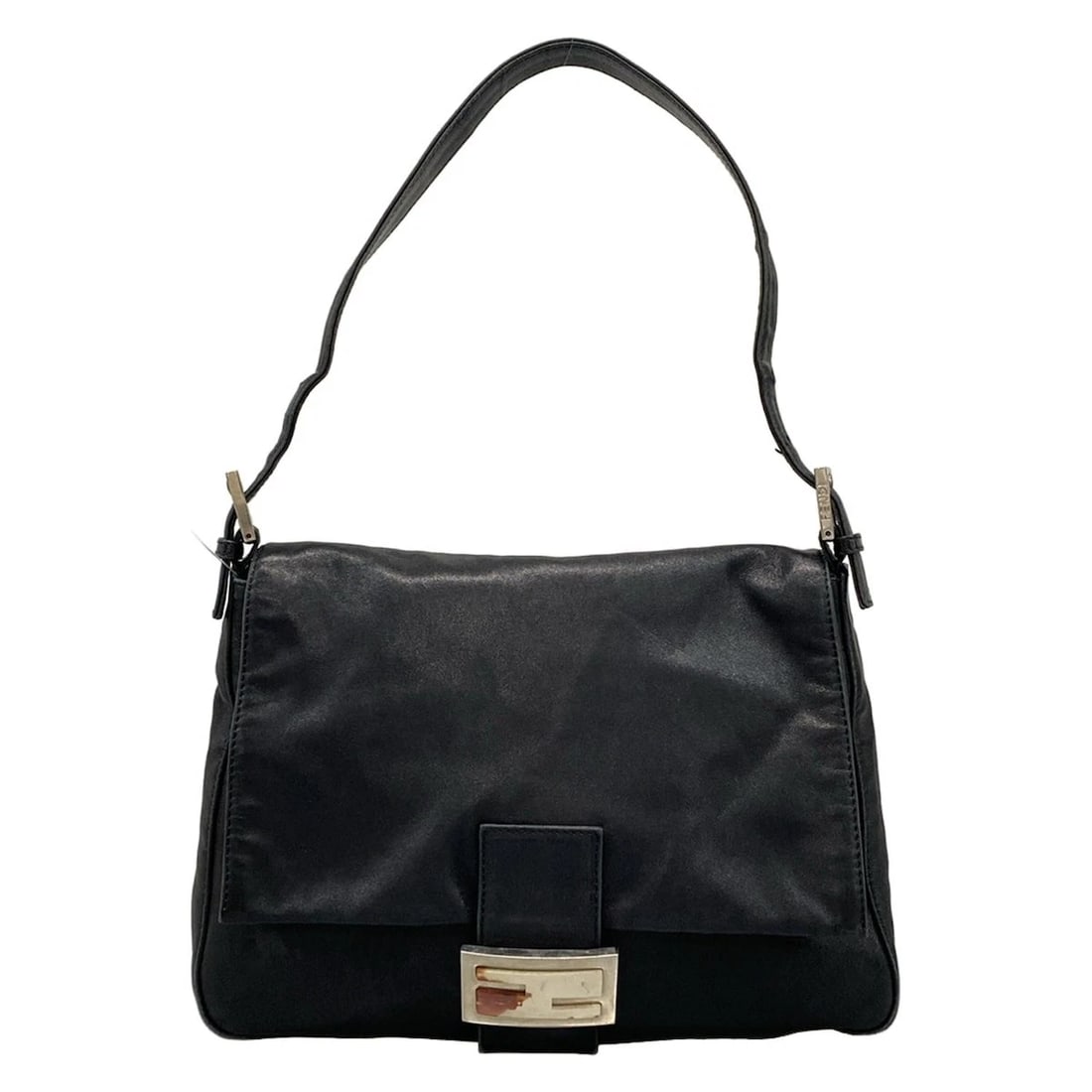 FENDI MAMA BUCKET BLACK LEATHER - SHOULDER BAG: FENDI Mama Bucket Black Leather - Shoulder Bag Brand: FENDI Type: Shoulder Bag Material: Leather Color: Black Size: Height : 8.27 inch (21 cm) Width : 9.45 inch (24 cm) - 11.22 inch (28.5 cm) Dept