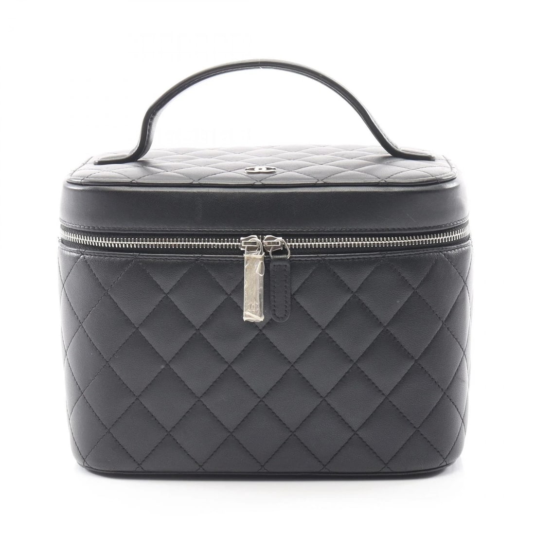 CHANEL MATELASSE VANITY HANDBAG LAMBSKIN LEATHER HANDBAG (1 of 6)