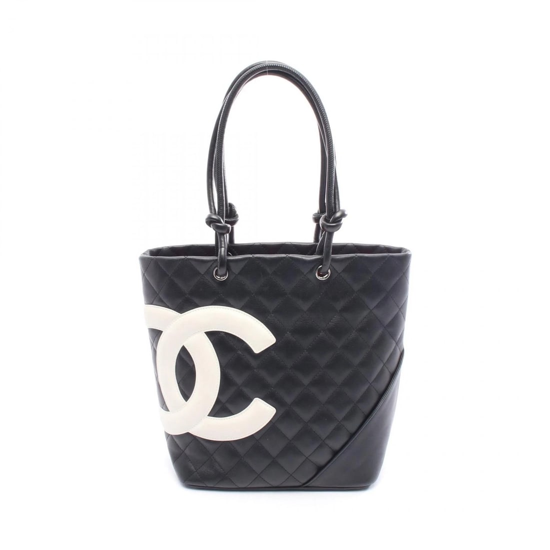 CHANEL CAMBON LINE MEDIUM TOTE HANDBAG TOTE BAG: CHANEL Cambon line medium Tote Handbag Tote Bag Brand: CHANEL Type: Tote Bag Material: leather Color: Black Size: (H:9.4" x W:7.9" x D:4.5") Handle?41cm(16.1") Accessories: None Accessories