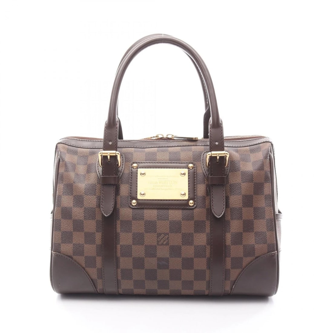 LOUIS VUITTON BERKELEY SHOULDER HANDBAG: LOUIS VUITTON Berkeley shoulder Handbag Brand: LOUIS VUITTON Type: Handbag Material: PVC coated canvas Color: Brown Size: (H:8.3" x W:12.2" x D:7.5") Handle?41~51cm(16.1") Accessories: None