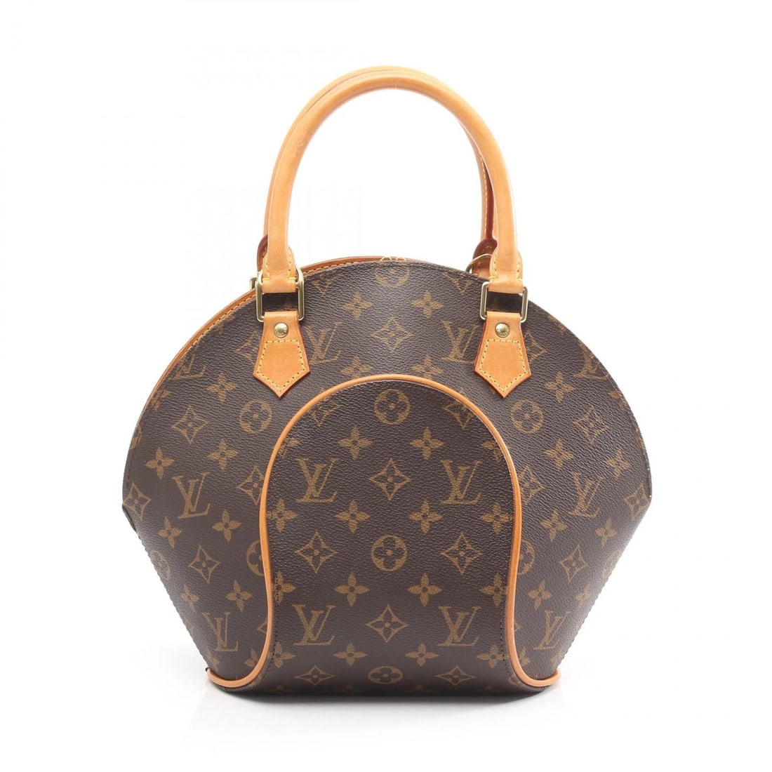 LOUIS VUITTON ELLIPSE PM HANDBAG MONOGRAM HANDBAG: LOUIS VUITTON Ellipse PM Handbag Monogram Handbag Brand: LOUIS VUITTON Type: Handbag Material: PVC coated canvas Color: Brown Size: (H:10.2" x W:8.3" x D:5.1") Handle?36cm(14.2") Accessories: