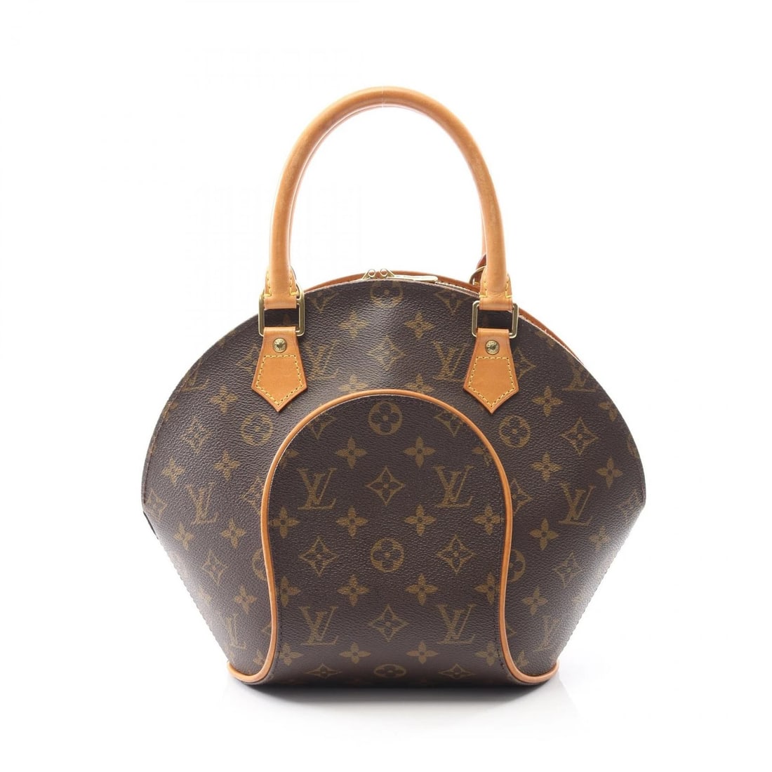 LOUIS VUITTON ELLIPSE PM HANDBAG: LOUIS VUITTON Ellipse PM Handbag Brand: LOUIS VUITTON Type: Handbag Material: PVC coated canvas Color: Brown Size: (H:10.2" x W:8.3" x D:5.1") Handle?36cm(14.2") Accessories: None Accessor