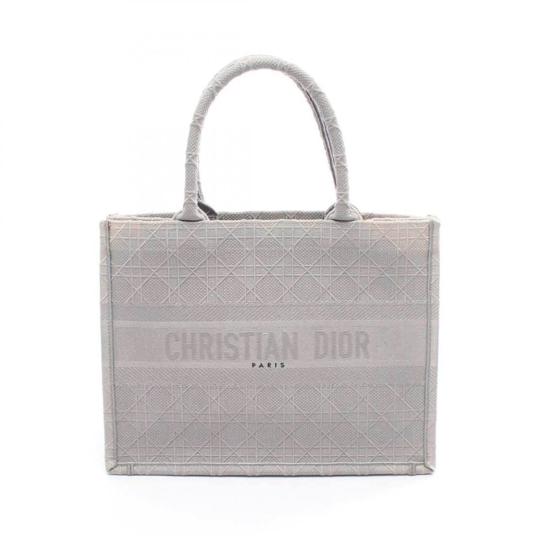 CHRISTIAN DIOR BOOK TOTE MEDIUM HANDBAG TOTE BAG: Christian Dior BOOK TOTE Medium Handbag Tote Bag Brand: Christian Dior Type: Tote Bag Material: canvas Color: Gray Size: (H:10.6" x W:14.2" x D:5.5") Handle?42cm(16.5") Accessories: None A