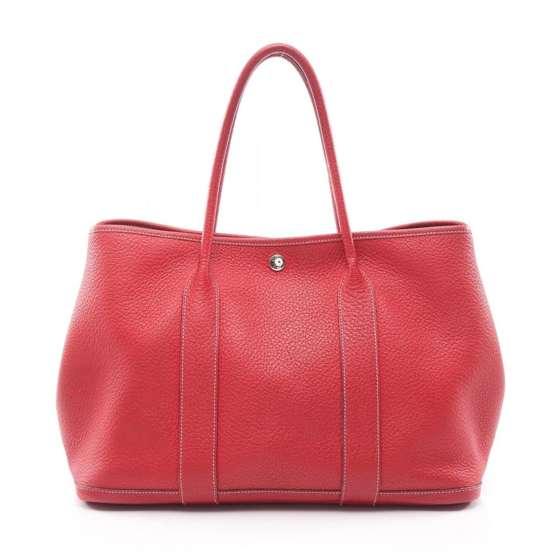 HERMES GARDEN PARTY PM TOTE HAND BAG P NEGONDA TOTE BAG: HERMES Garden party PM Tote hand Bag P Negonda Tote Bag Brand: HERMES Type: Tote Bag Material: leather Color: Red Size: (H:9.8" x W:14.2" x D:6.7") Handle?44cm(17.3") Accessories: None Acc