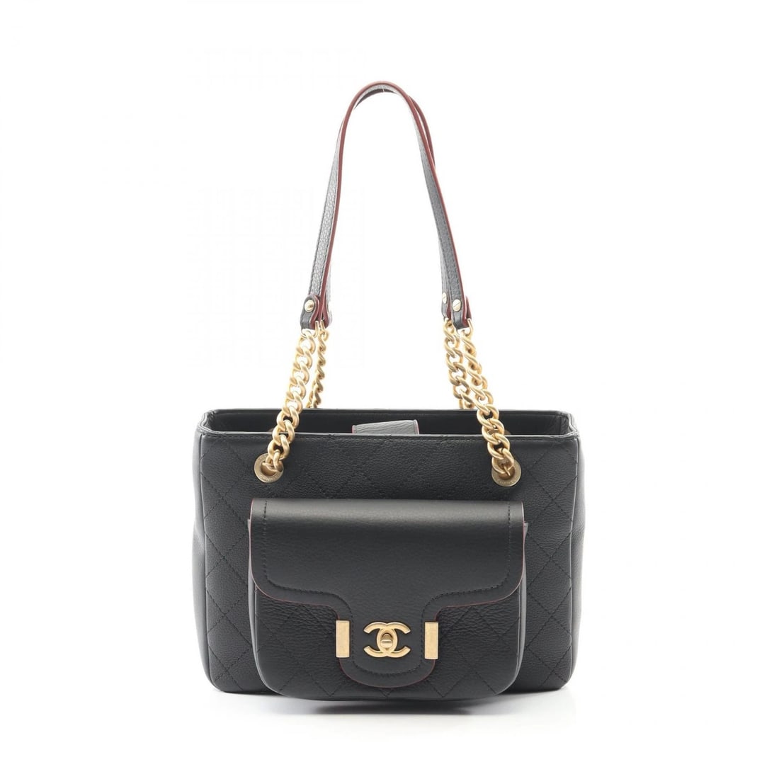 CHANEL MATELASSE TOTE CHAIN SHOULDER BAG TOTE BAG (1 of 4)