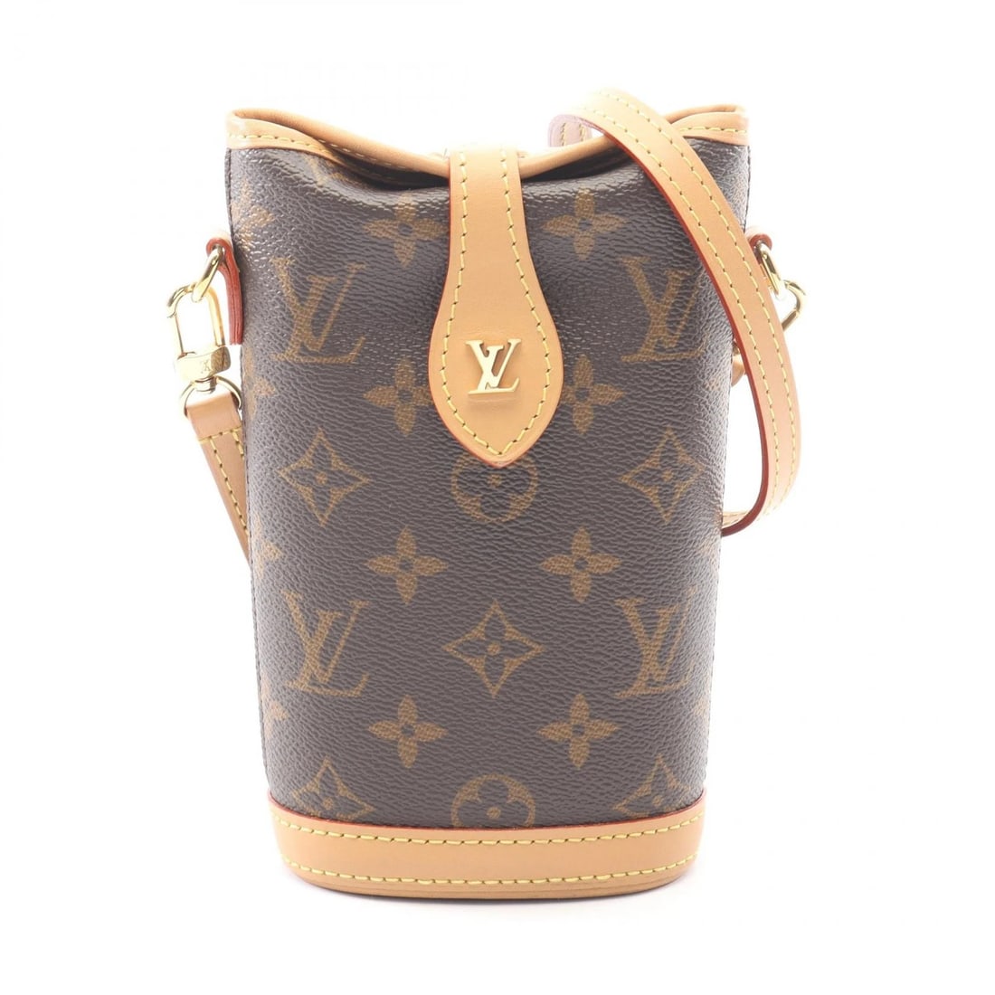LOUIS VUITTON FOLD ME POUCH SHOULDER CROSSBODY BAG: LOUIS VUITTON fold me pouch Shoulder Crossbody Bag Brand: LOUIS VUITTON Type: Shoulder Bag Material: PVC coated canvas Color: Brown Size: (H:6.7" x W:3.9" x D:2.4") Shoulder?90(35.4") -