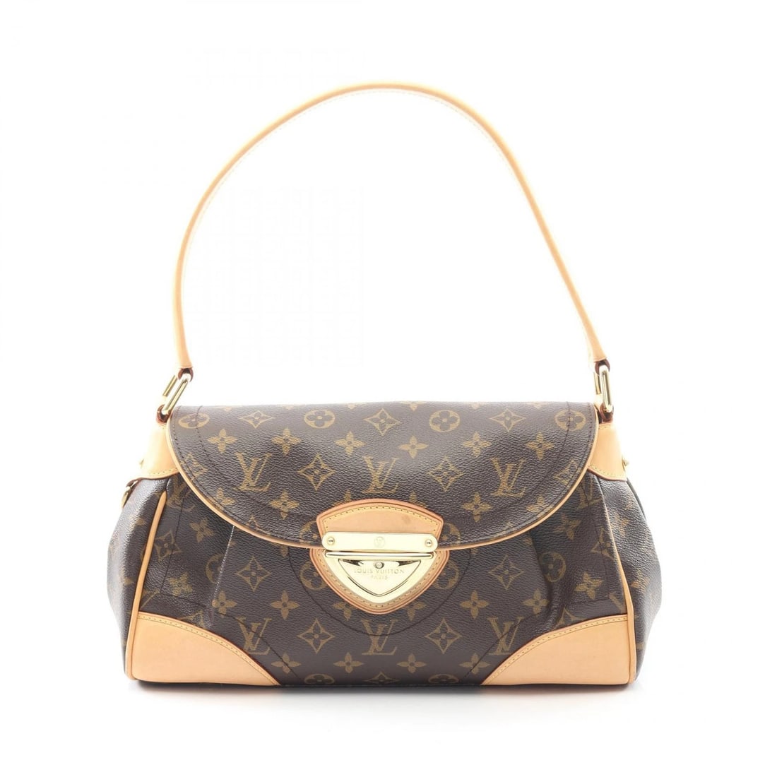 LOUIS VUITTON BEVERLY MM SHOULDER BAG: LOUIS VUITTON Beverly MM Shoulder Bag Brand: LOUIS VUITTON Type: Shoulder Bag Material: PVC coated canvas Color: Brown Size: (H:7.5" x W:13.0" x D:4.7") Strap drop?21cm(8.3") Accessories: None