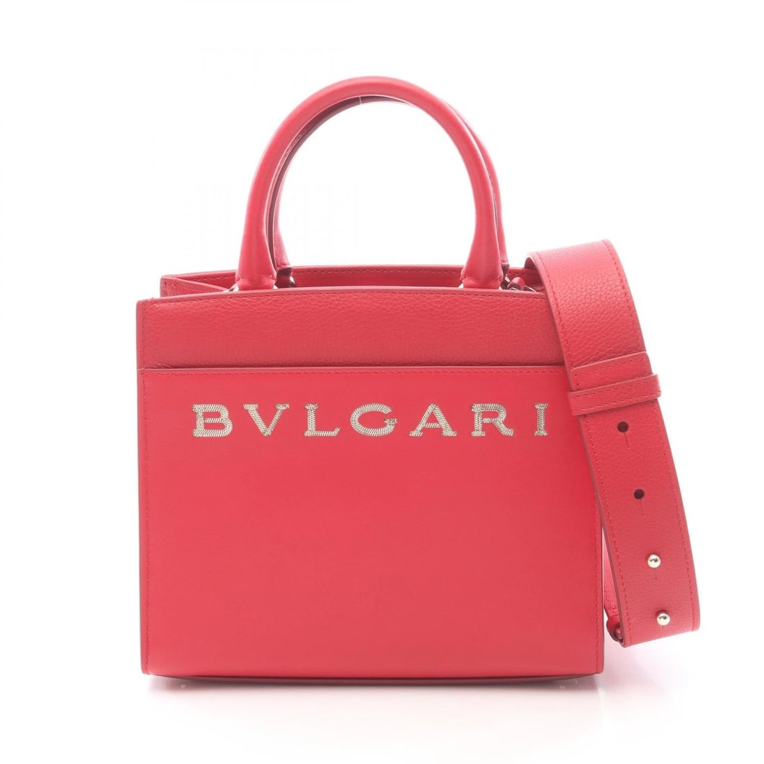 BVLGARI SHOULDER CROSSBODY HANDBAG HANDBAG: BVLGARI Shoulder Crossbody Handbag Handbag Brand: BVLGARI Type: Handbag Material: leather Color: Red Size: (H:7.1" x W:8.3" x D:3.1") Handle?26cm(10.2") Accessories: None Accessories Notic