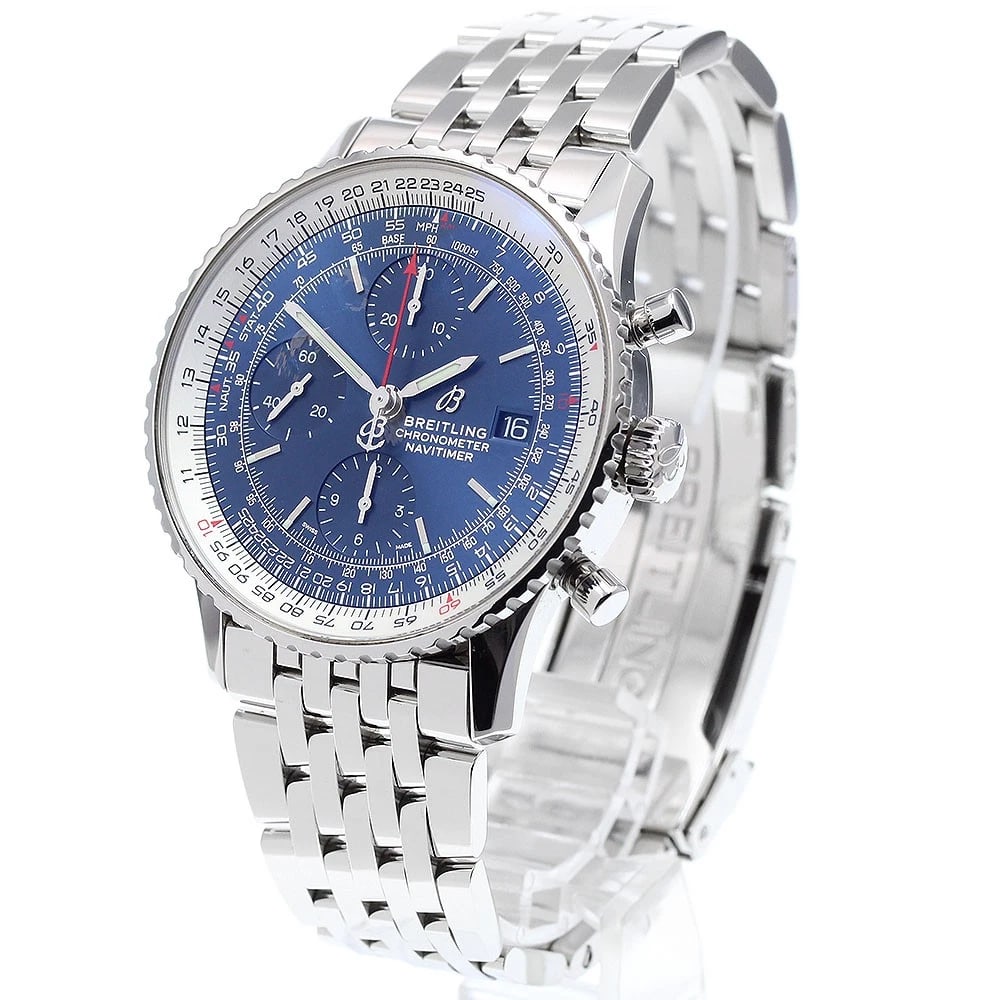 BREITLING NAVITIMER CHRONOGRAPH NAVY WATCH - 2