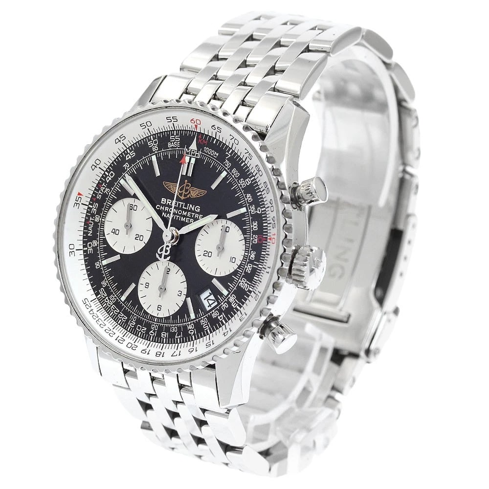 BREITLING NAVITIMER CHRONOGRAPH BLACK WATCH - 2